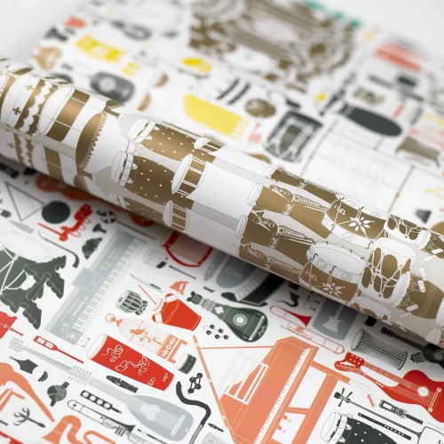 Musical Instruments, Gift & Creative Paper Book