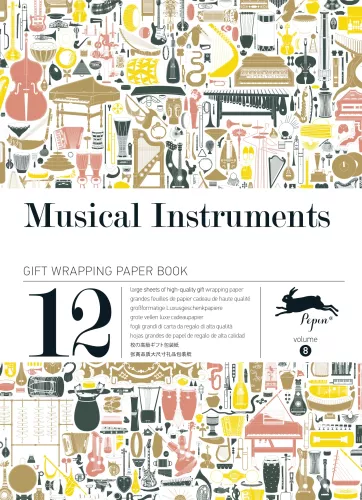 Musical Instruments, Gift & Creative Paper Book