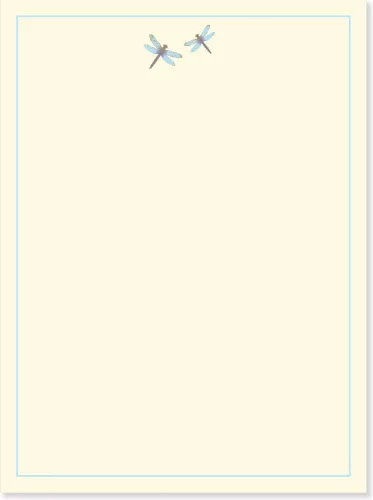 Blue Dragonflies, Boxed Stationery Set