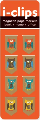 I-Clip Magnetic Bookmark, Owls