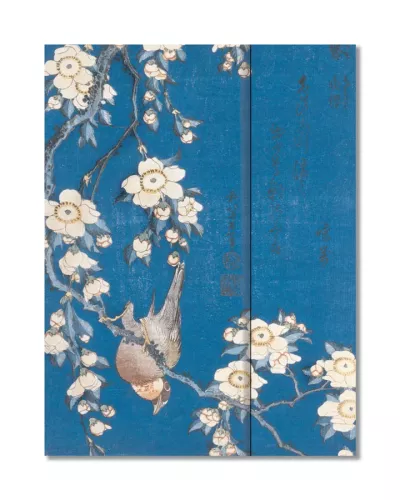 Foldover Journal, Bullfinch and Cherry Tree