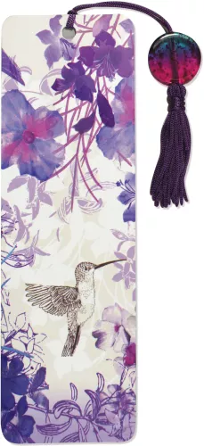 Beaded Bookmark, Hummingbirds