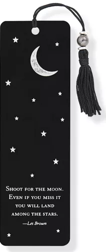 Beaded Bookmark, Shoot For The Moon