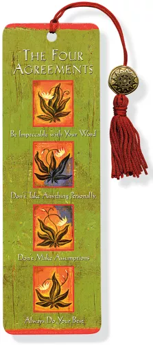 Beaded Bookmark, Four Agreements
