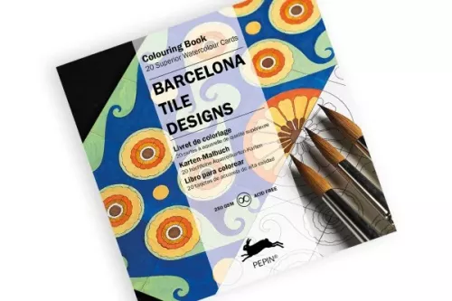 Barcelona Tile Designs, Färgläggningsbok
