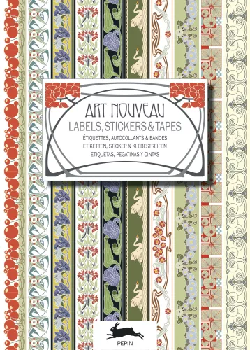 Art Nouveau, Labels Sticker & Tapes