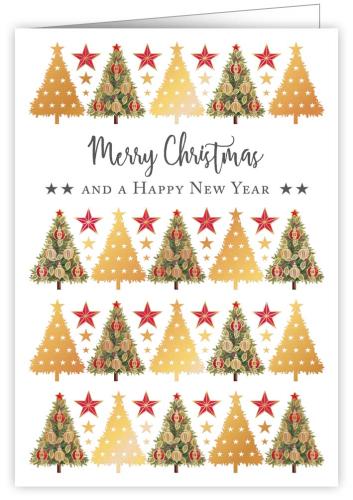 Christmas Trees, Christmas Greeting Card