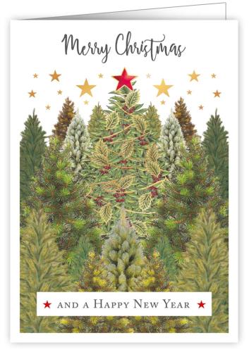 Christmas Tree, Christmas Greeting Card