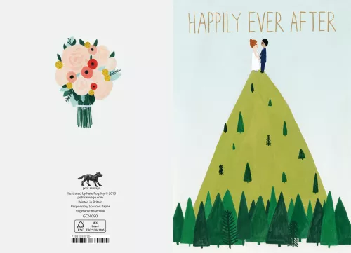 Hilltop Wedding Petite Card