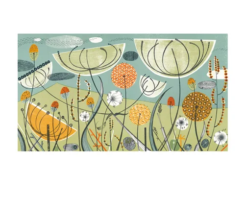 Alliums & Fennel, Greeting Card