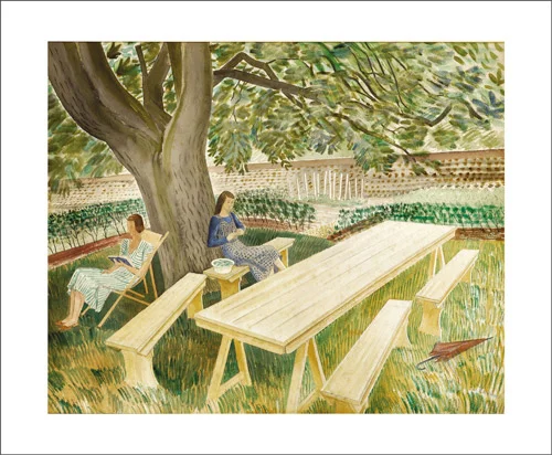 NC E.Ravillous/Two Women Sitting-Garden