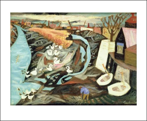 NC J.Trevelyan/Low Tide,Durham Wharf