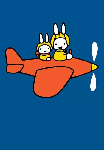 Miffy minicard plane