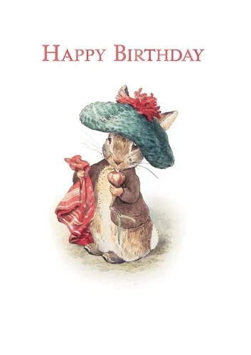 Benjamin Bunny HB hat, Greeting Card