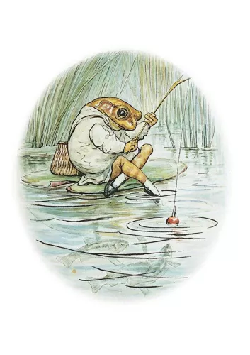 Jeremy Fisher blank, Greeting Card
