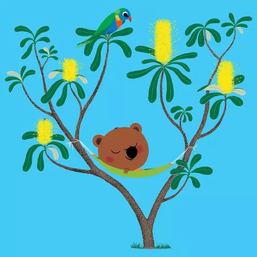 Mouk square tree, Greeting Card