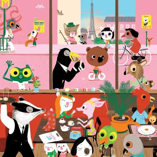 Mouk square restaurant, Greeting Card