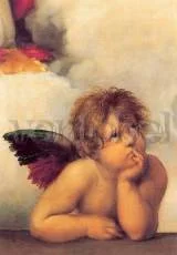 Raphael/Sixtine, 1512, Greeting Card