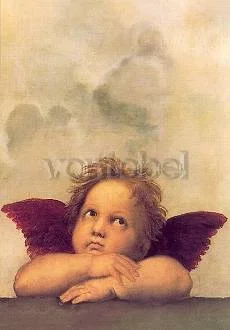 Raphael/Sixtine, 1512, Greeting Card