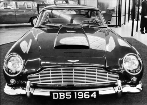 Aston Martin DB5 Sports Car,1960s, Greeting Card