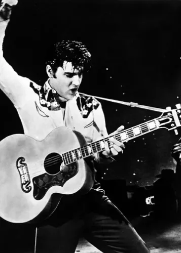 Elvis Presley (1935-1977) from ´Loving you,1957, Greeting Card