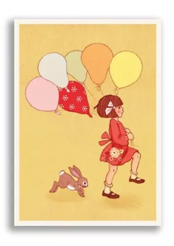 Balloons, Playtime Postcard