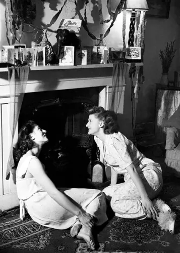Patiently waiting for their presents to arrive, 1948, Greeting Card