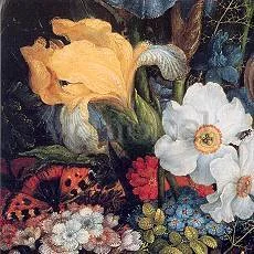 Bouquet of Flowers (Detail) (1612), Greeting Card