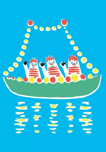 Moomin Minicard Boat