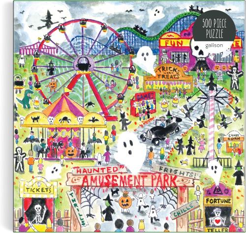 Haunted Amusement Park, 500 Piece Puzzle