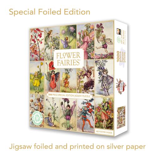 Flower Fairies, 1000 Piece Silver Foiled Puzzle