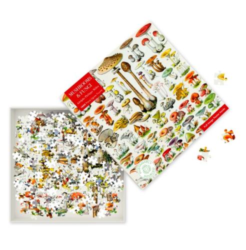 Mushrooms & Fungi by Adolphe Millot 1000 Piece Puzzle