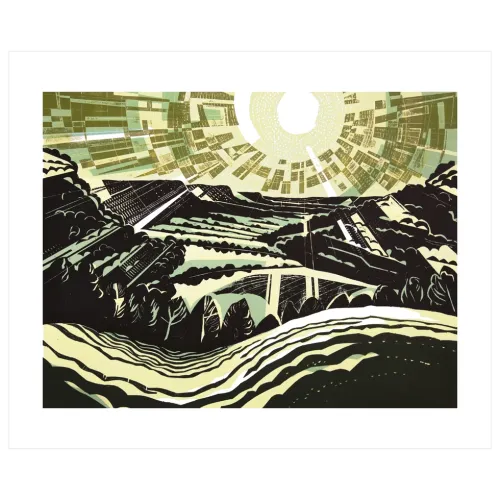 Swift Hills, Slad Greeting Card