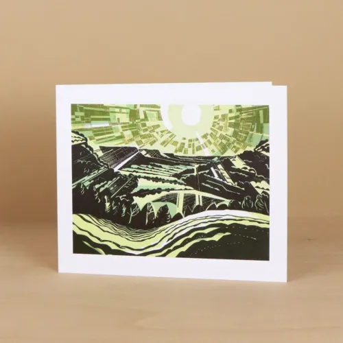 Swift Hills, Slad Greeting Card