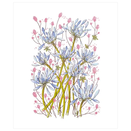 Summer Blue Greeting Card