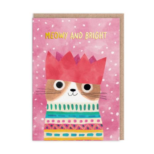 Crown Kitty Greeting Card (A6)