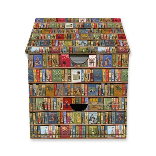 Bodleian Libraries: High Jinks Bookshelves Flame Tree Memo Block in Box with Drawer