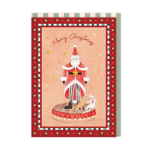 Nutcracker Santa Greeting Card (A6)
