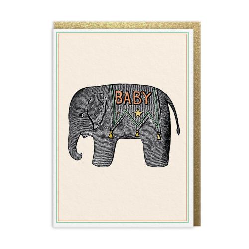 Baby Elephant Greeting Card (A6)