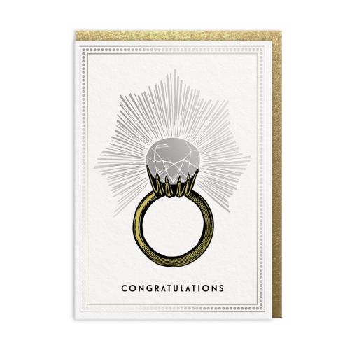 Engagement Congrats Greeting Card (A6)