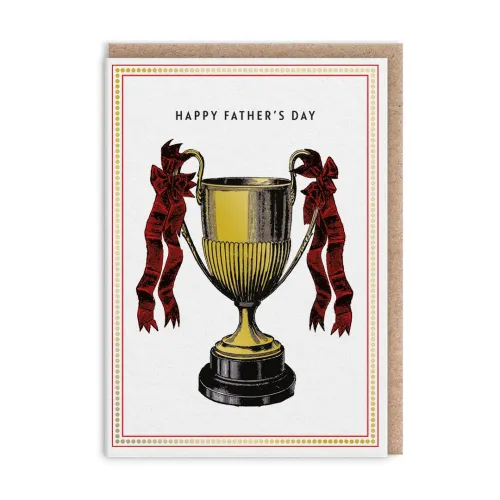 Trophy Fathers Day Greeting Card (A6)