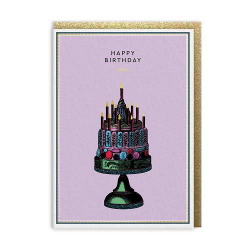 Birthday Cake Greeting Card (A6)