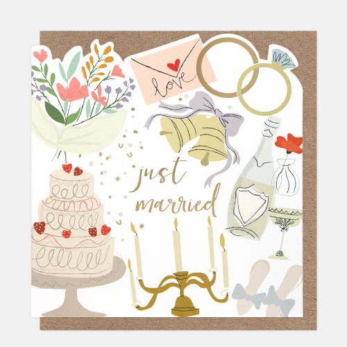 Just Married Wedding Icons