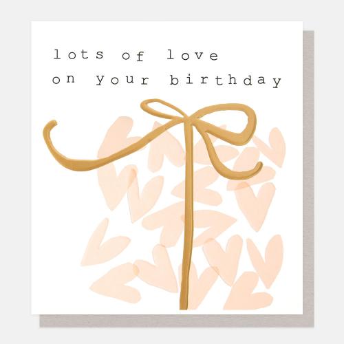 Lot's of Love On Your Birthday Confetti Heart Present