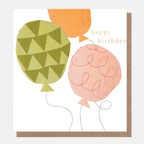 Happy Birthday Painted Balloons
