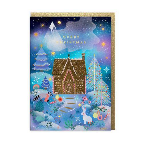 Christmas Gingerbread House Greeting Card (A6)