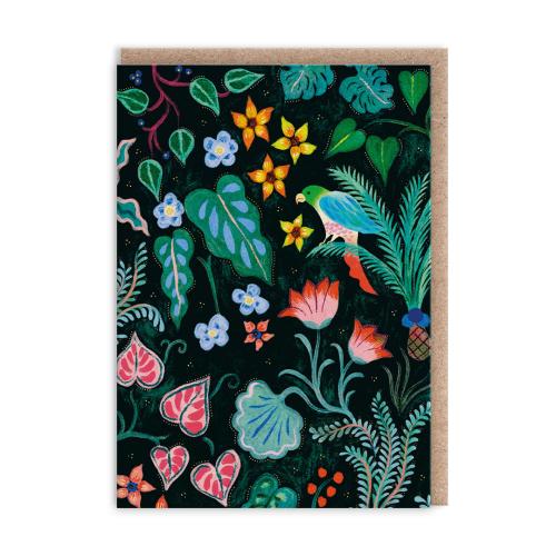 Tropical Bird Greeting Card (Mini)