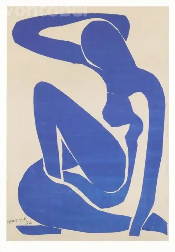 Blue Nude I (1952 ), Greeting Card