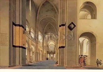 The St. Mary's Church in Utrecht (1638), Postcard