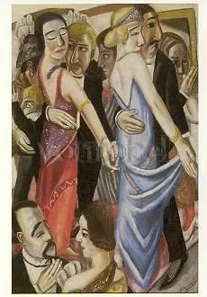 Dance at Baden-Baden (1923), Postcard
